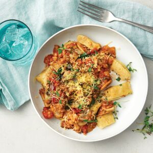 Weeknight meal plan: Chicken noodle soup, sausage stew, herby rice, veg gnocchi