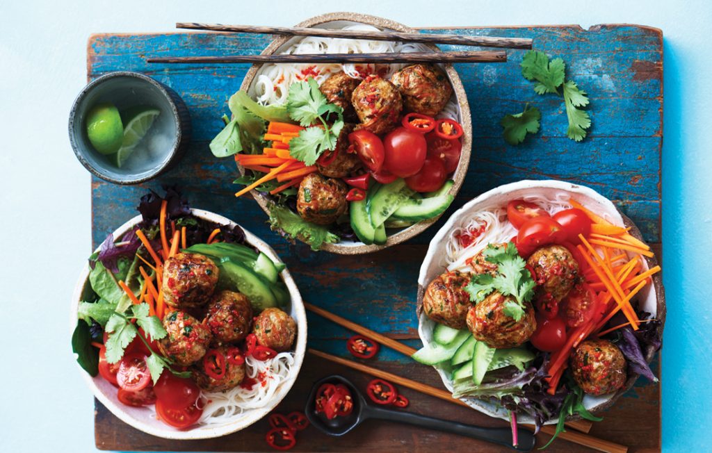 Vietnamese meatball bún cha