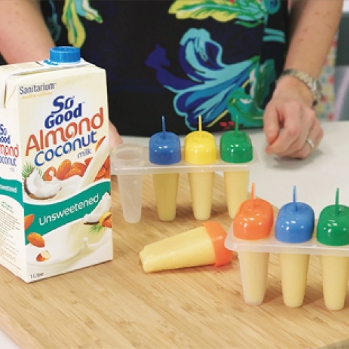 Tropical smoothie ice blocks Tropical smoothie ice blocks