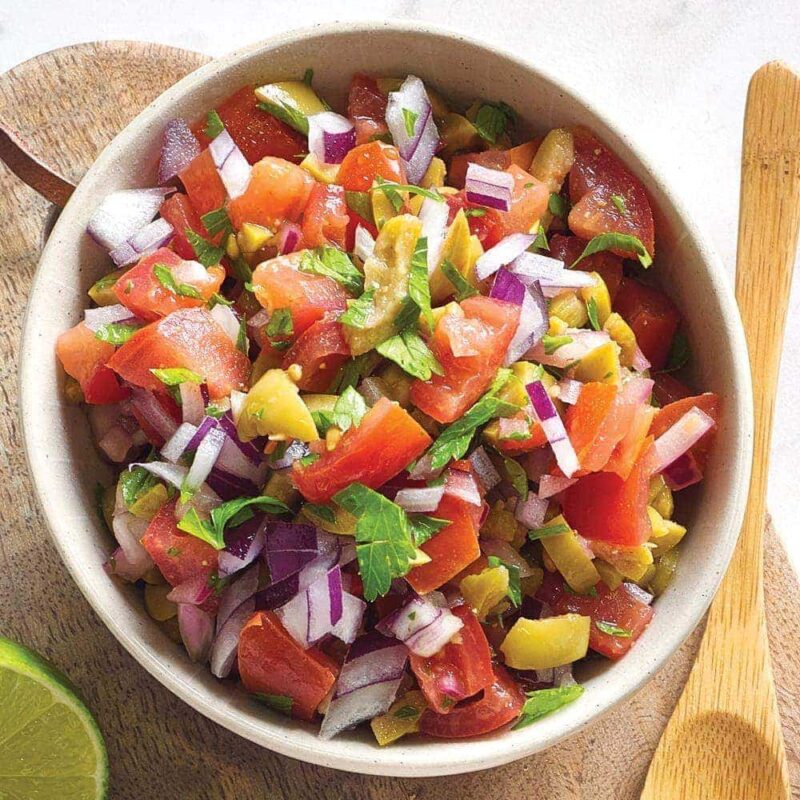Tangy tomato salsa
