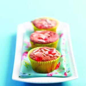 Almond and cherry crunch muffins