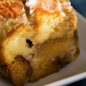 Apple bread pudding