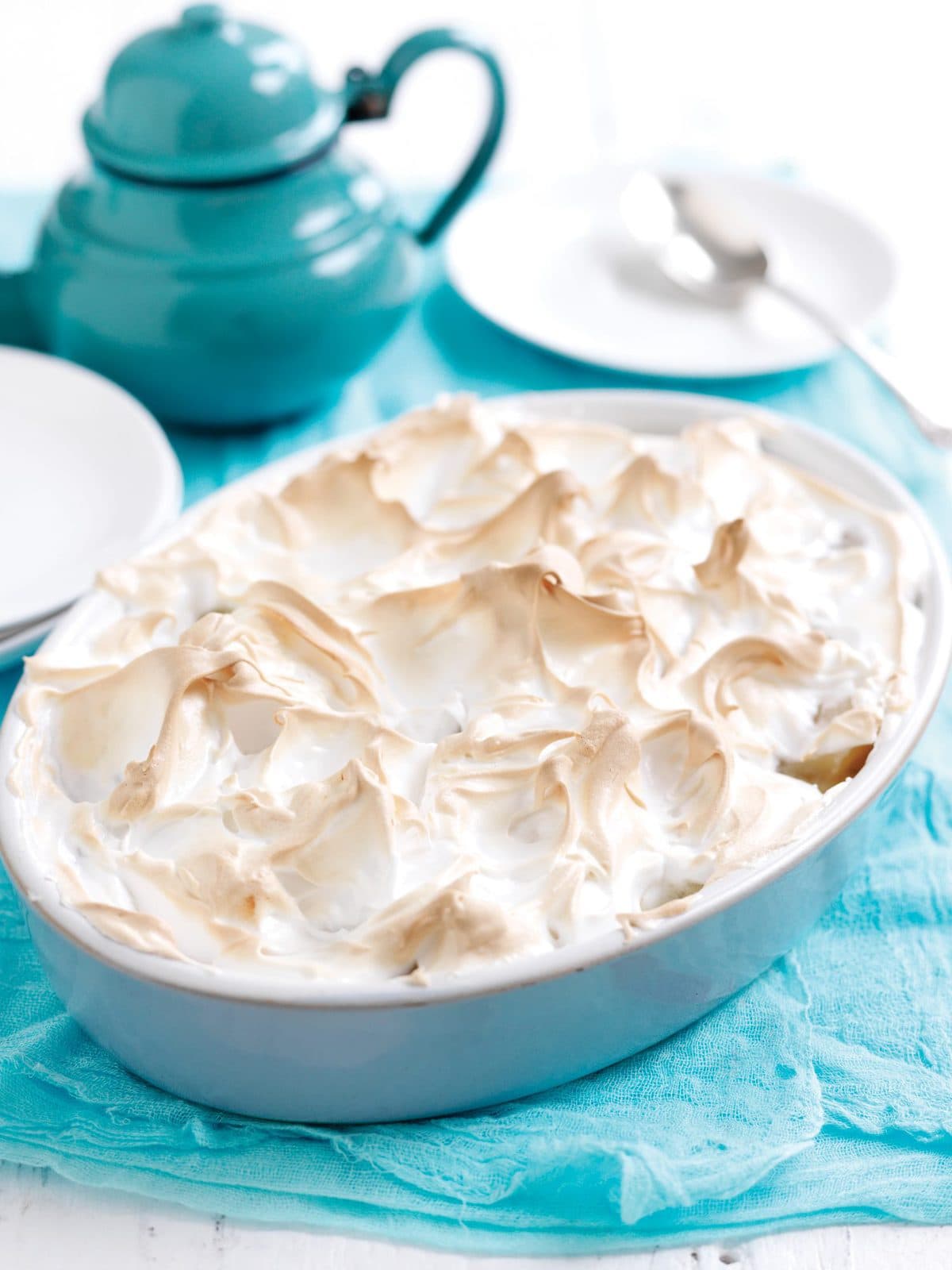 Apple snow pudding