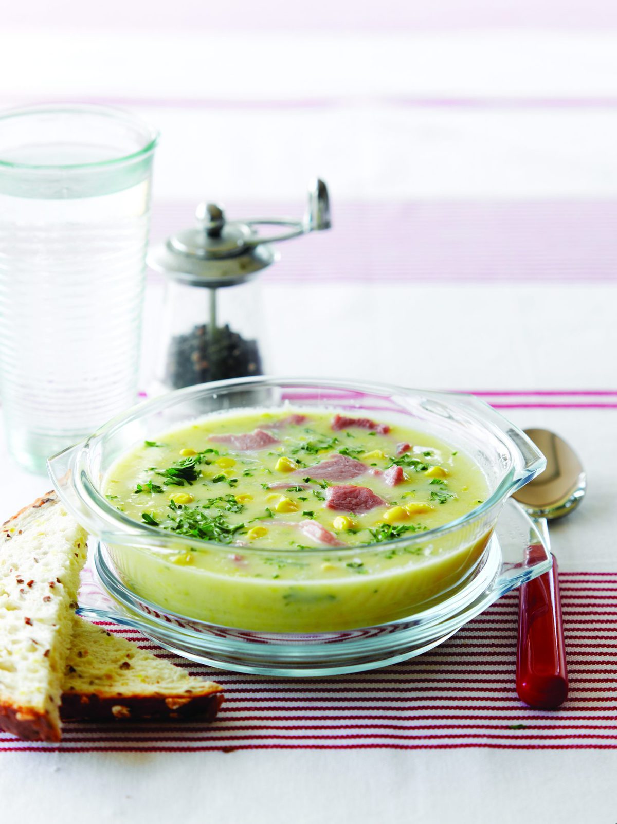 Bacon and corn chowder