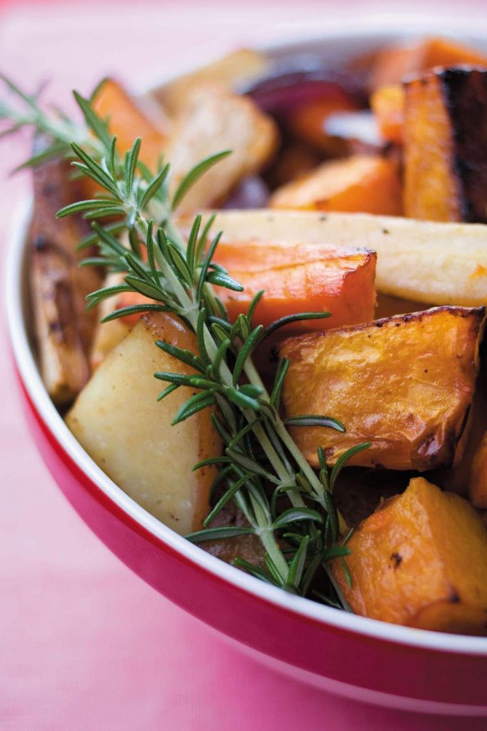 Balsamic roasted vegetables with rosemary Balsamic roasted vegetables with rosemary