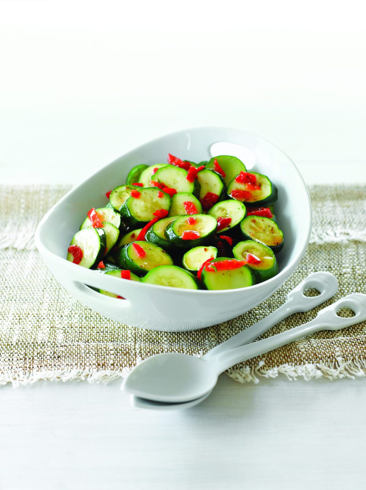 Balsamic courgettes