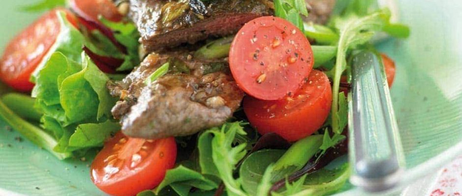 Beef and lemongrass salad