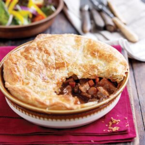 Beef and mushroom pie