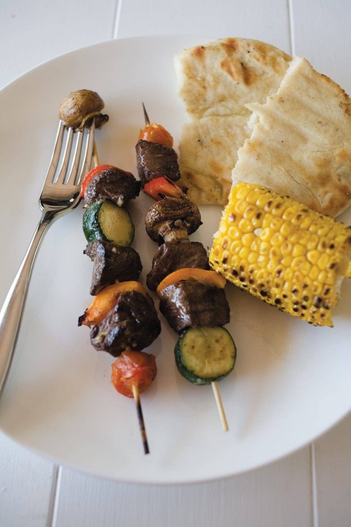 Beef kebabs with balsamic citrus marinade Beef kebabs with balsamic citrus marinade