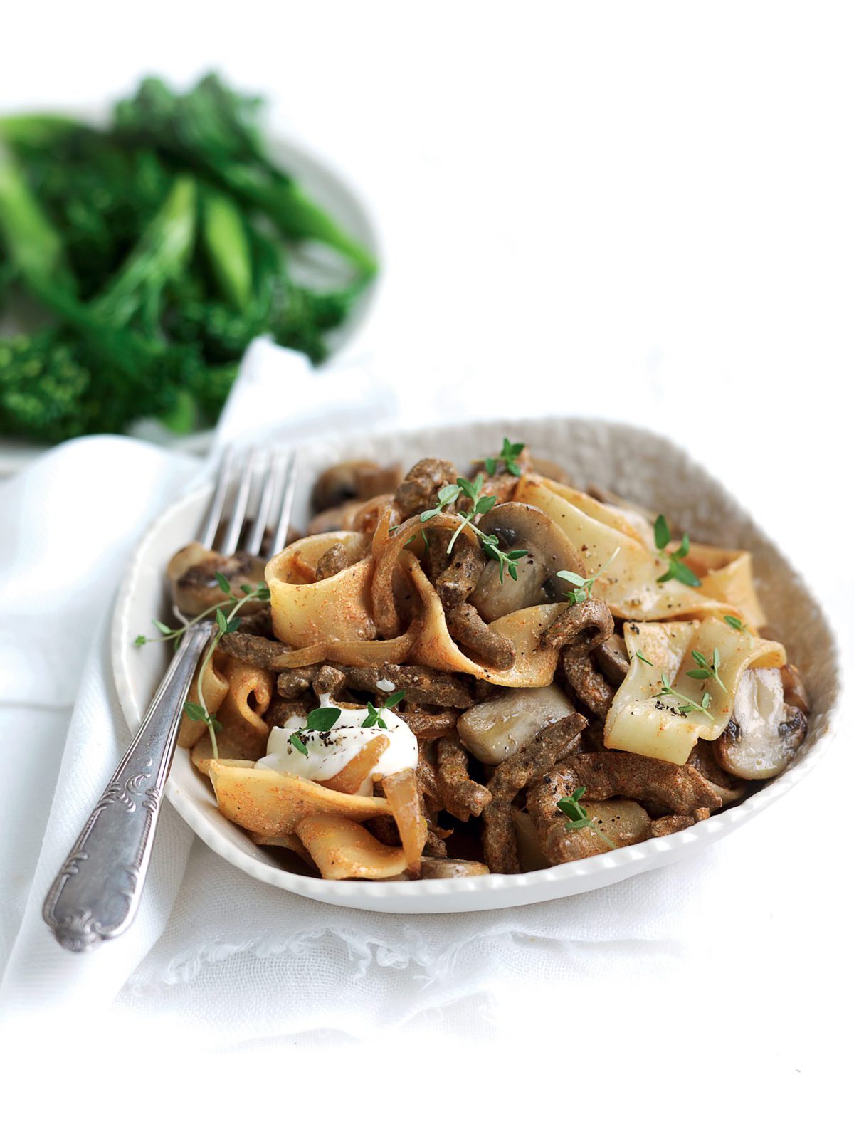 Easy beef stroganoff