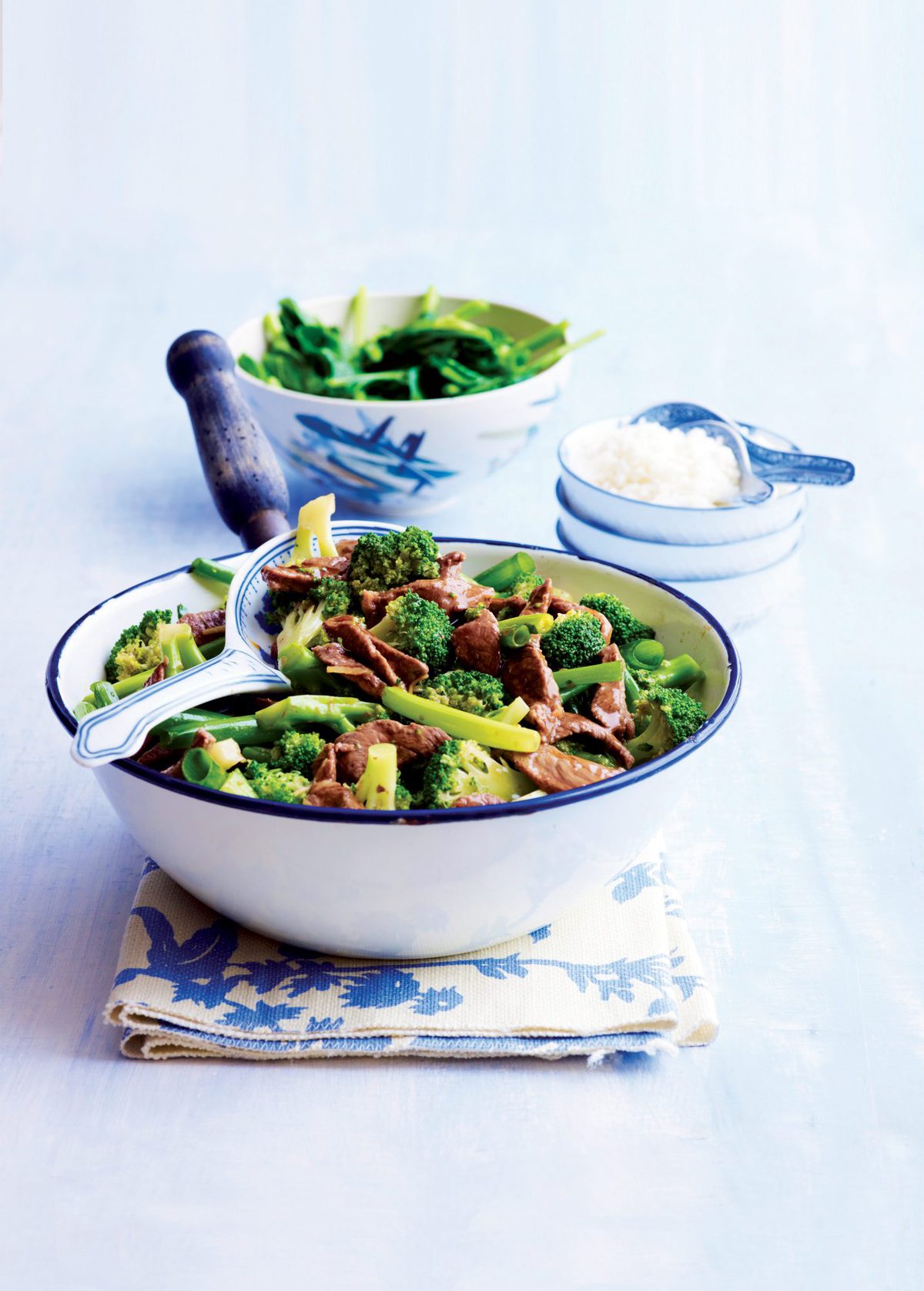 Beef with broccoli and ginger