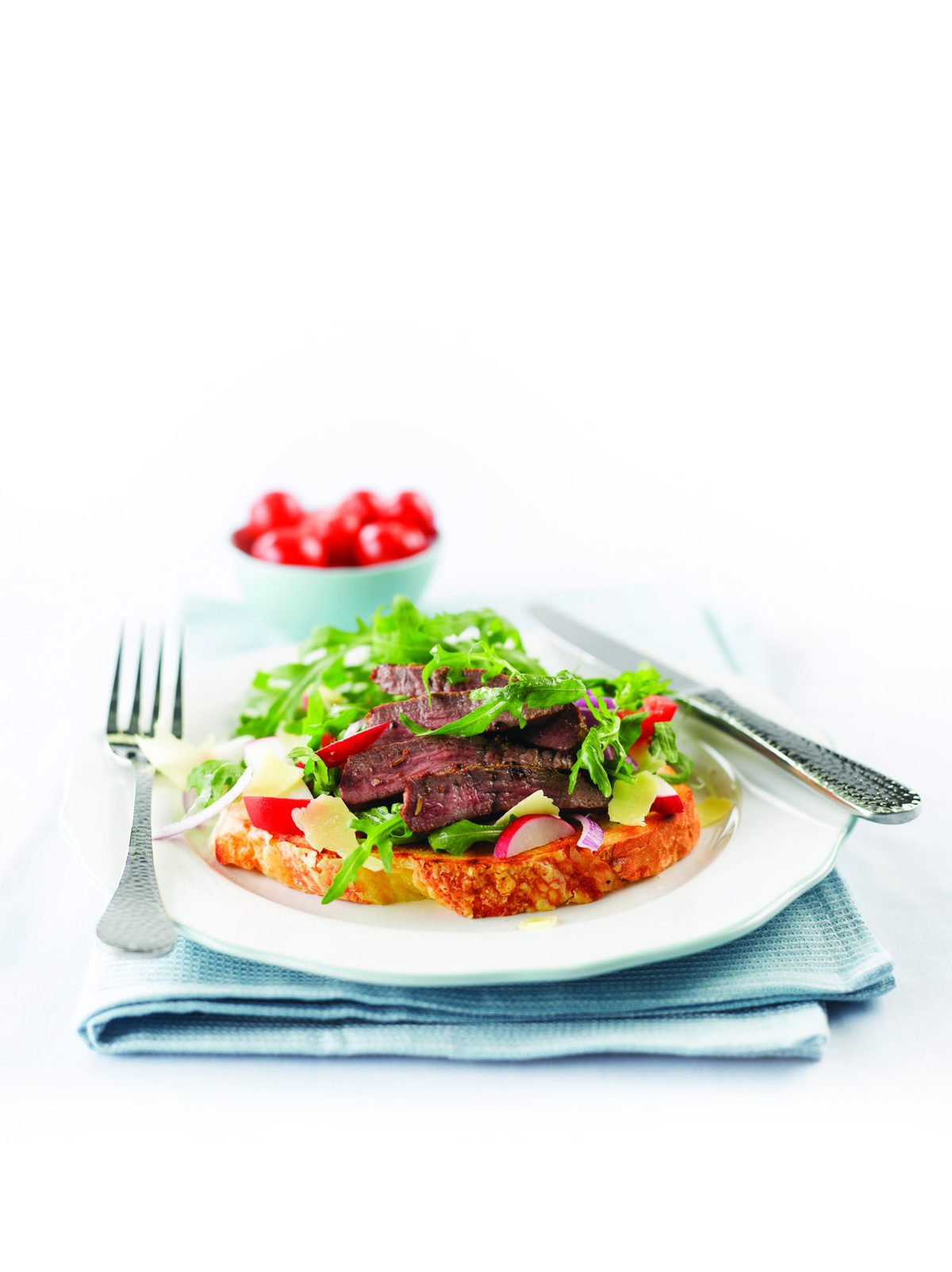 Beef carpaccio salad