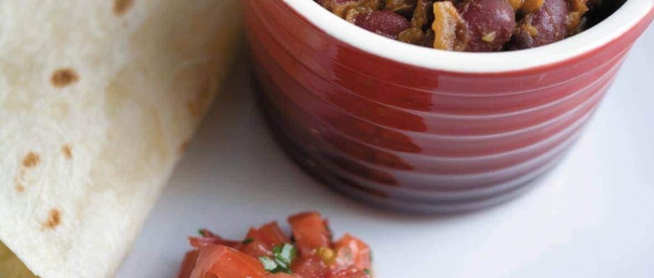 Black and red bean chilli