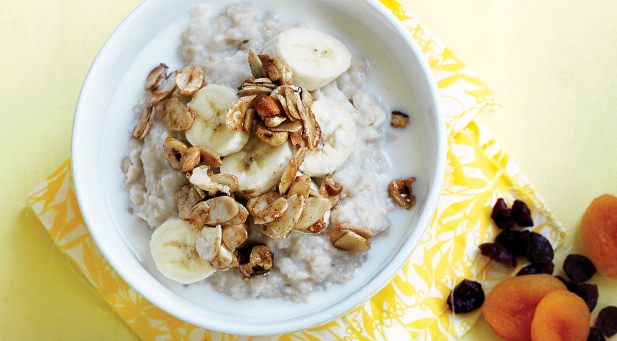 Brown sugar nut cluster porridge