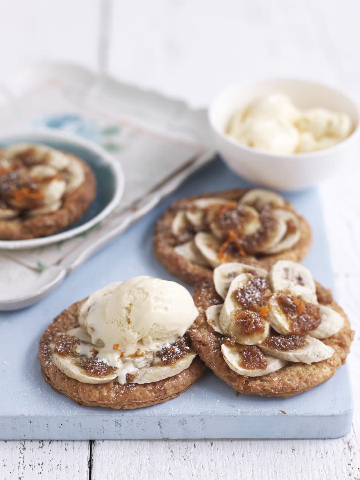Brown sugar banana galette