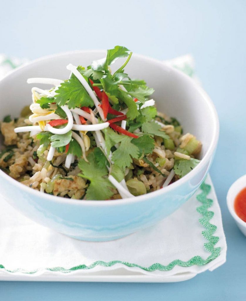 Cashew and prawn fried rice