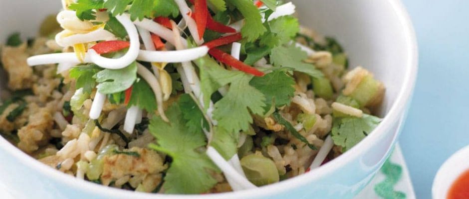 Cashew and prawn fried rice