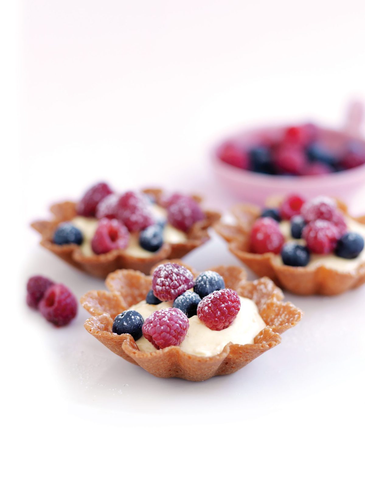 Cheesecake baskets