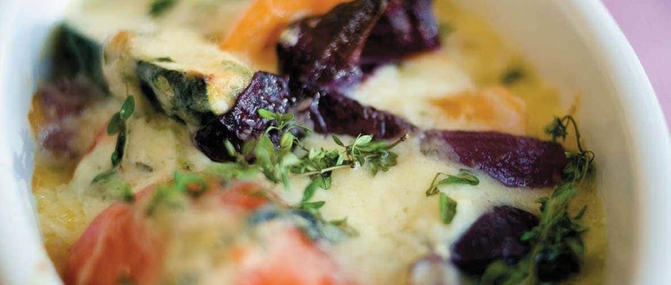 Cheesy vegetable medley