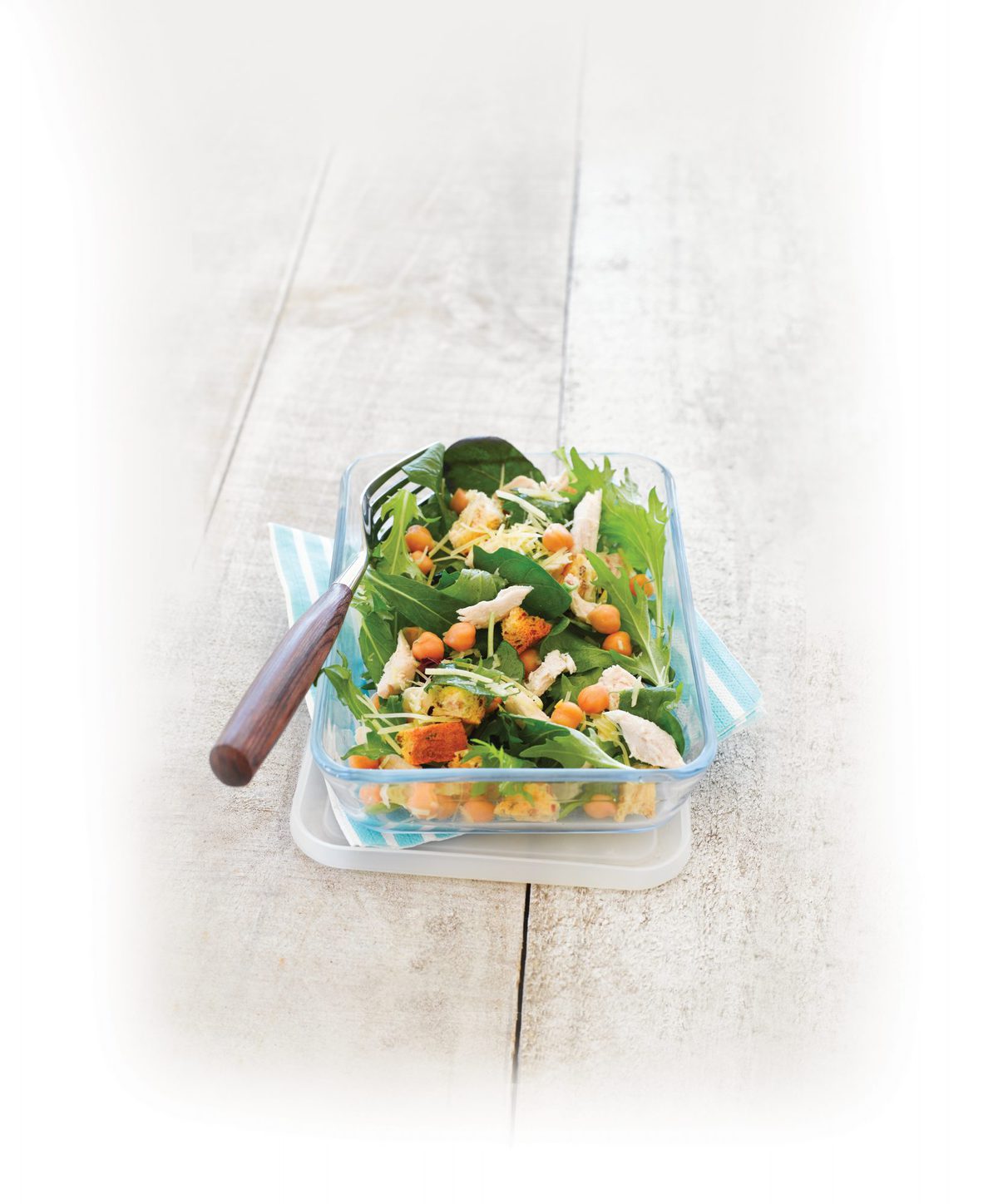 Chicken and chickpea salad