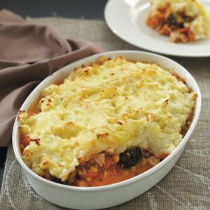 Chicken and lentil shepherd’s pie