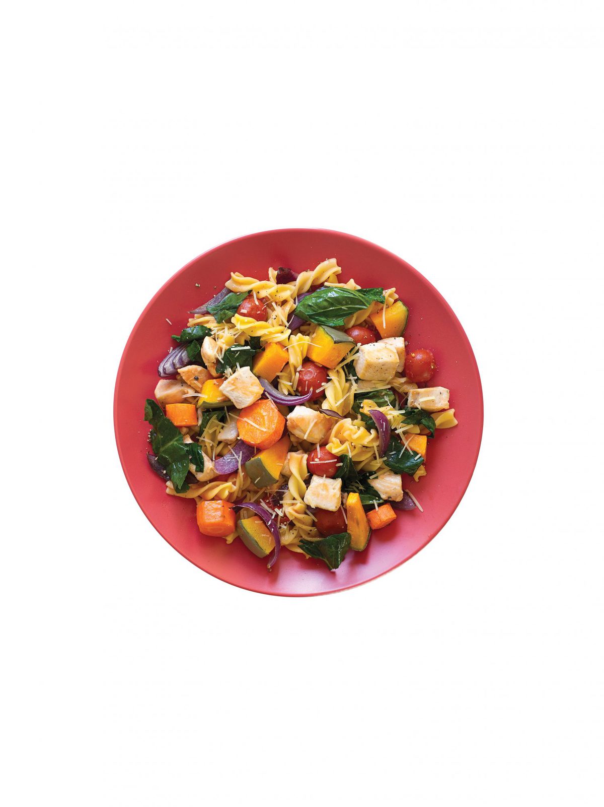 Chicken and roast vege pasta