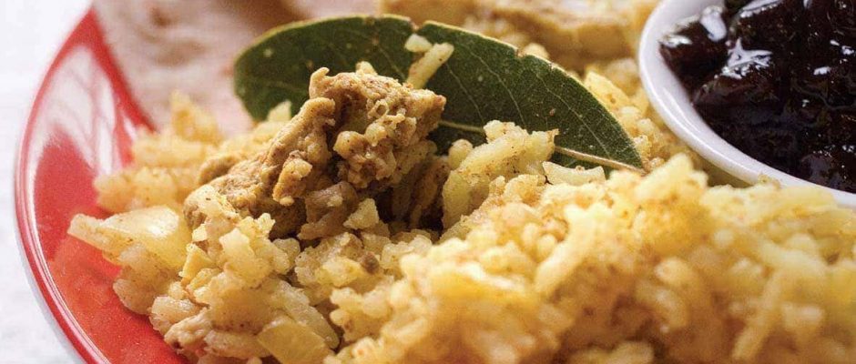 Simple chicken biryani