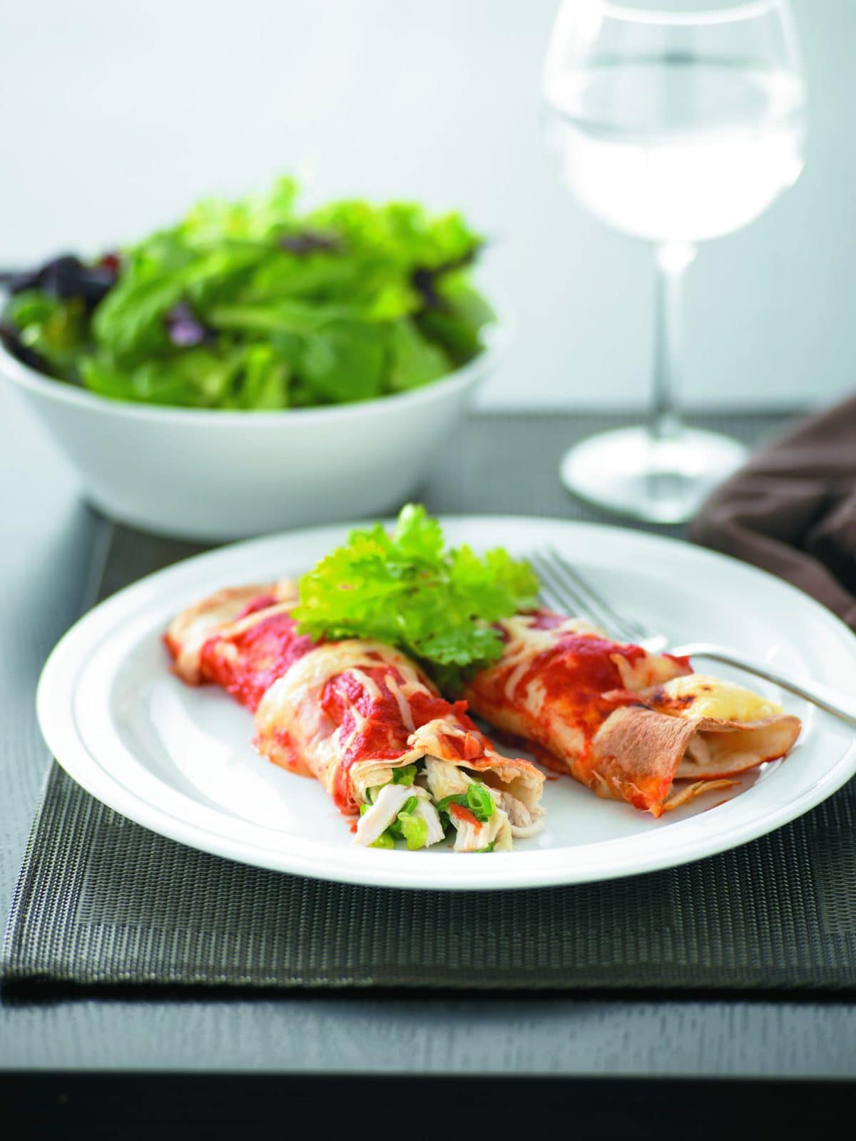 Chicken enchiladas