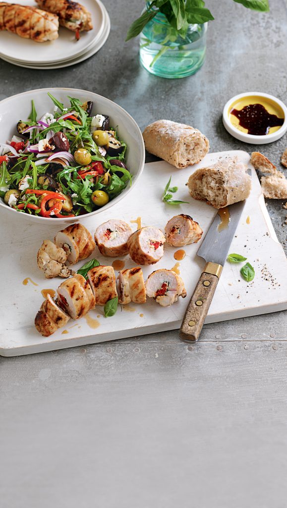 Chicken, feta and basil involtini Chicken, feta and basil involtini