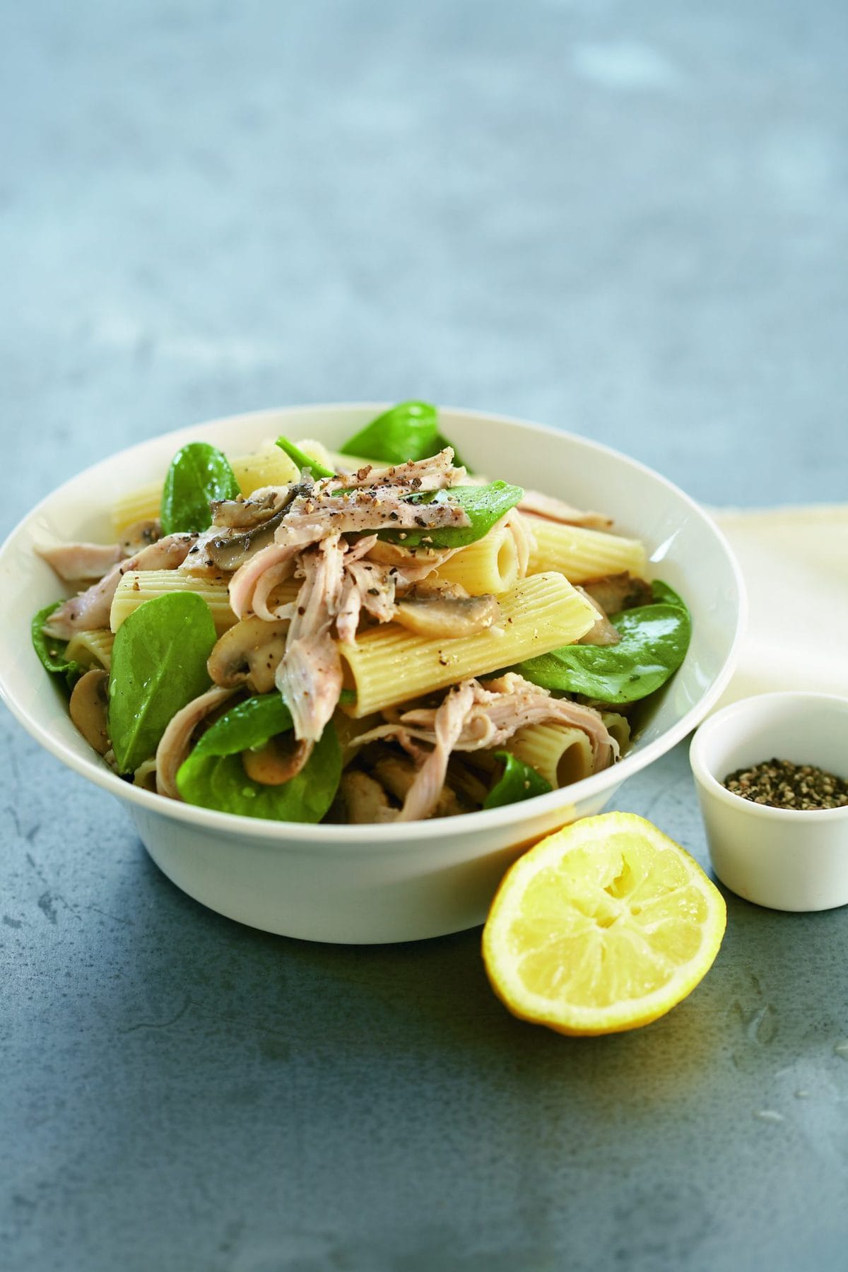 Chicken and mushroom rigatoni