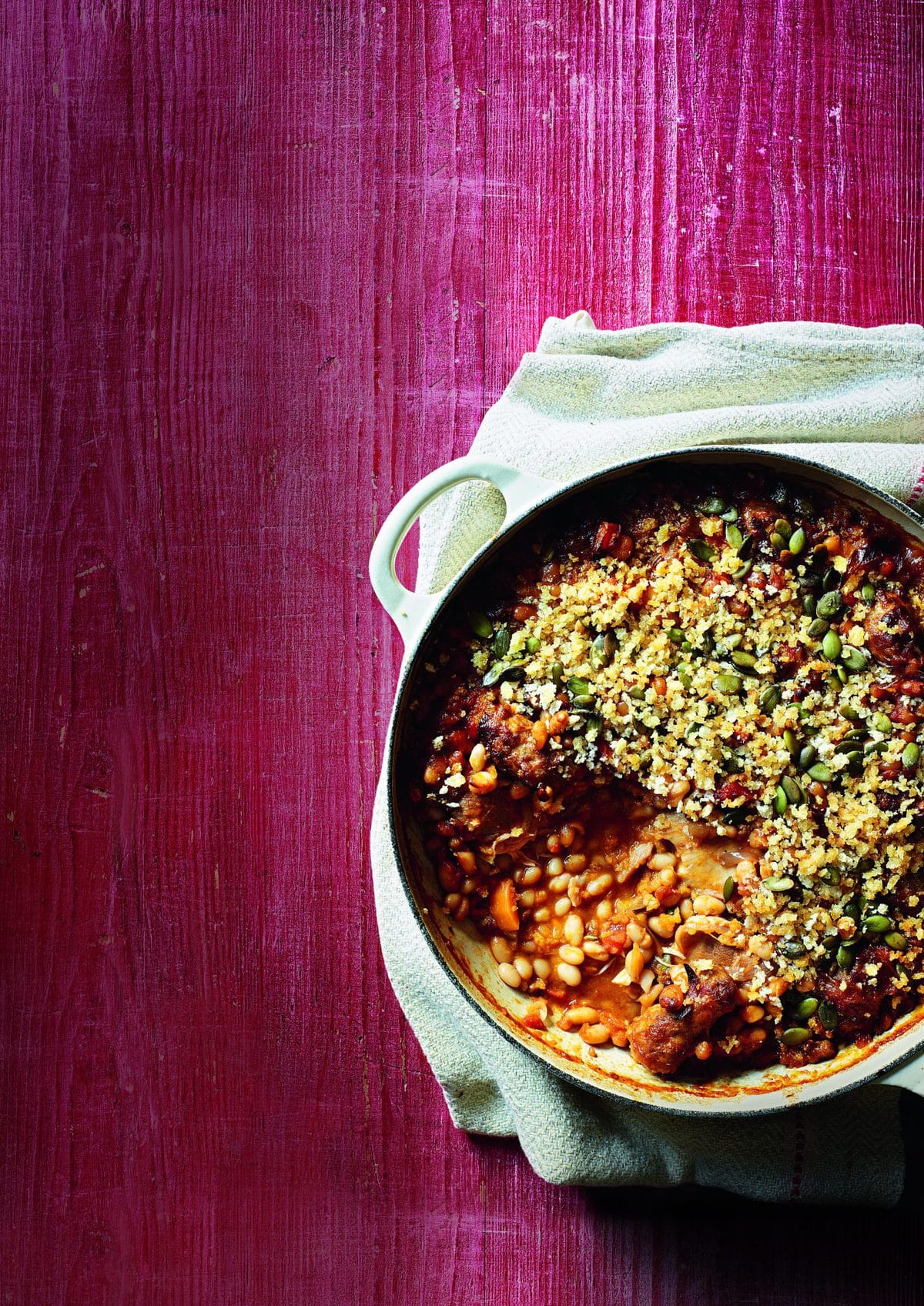 Chicken, pork and bean cassoulet