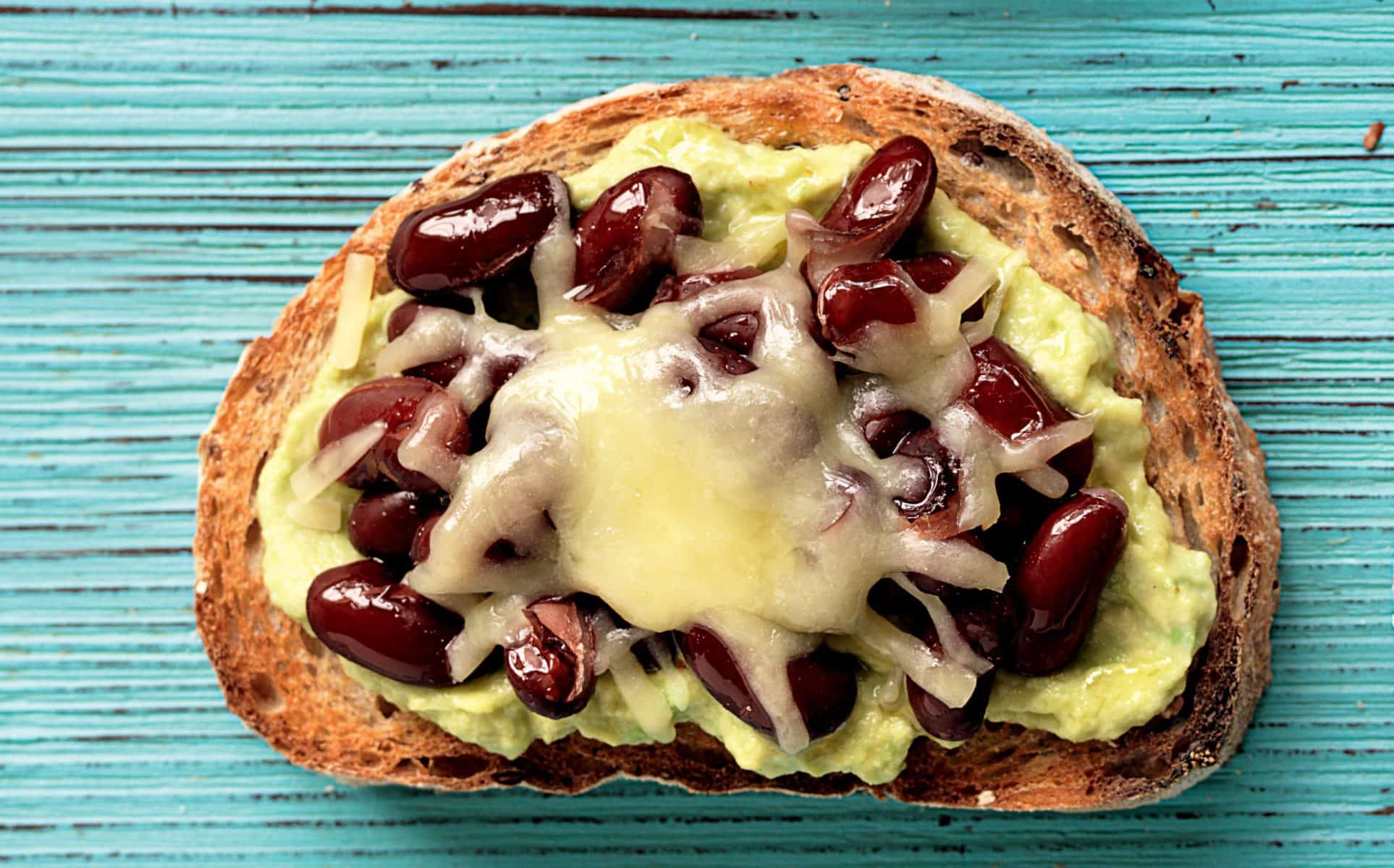 Chilli bean and cheese toast topper