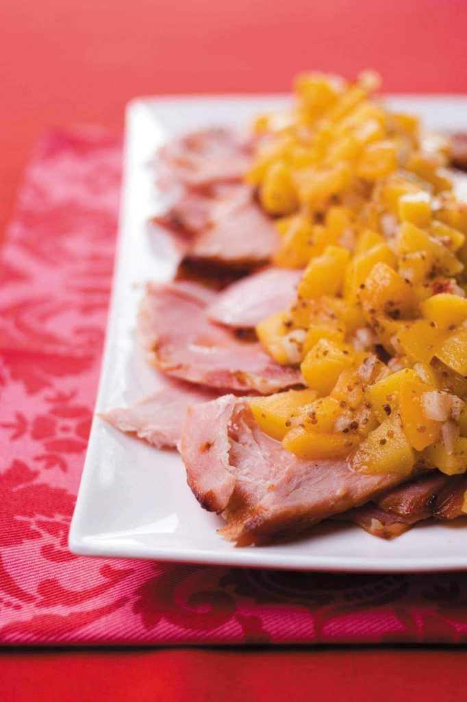 Chilli peach salsa
