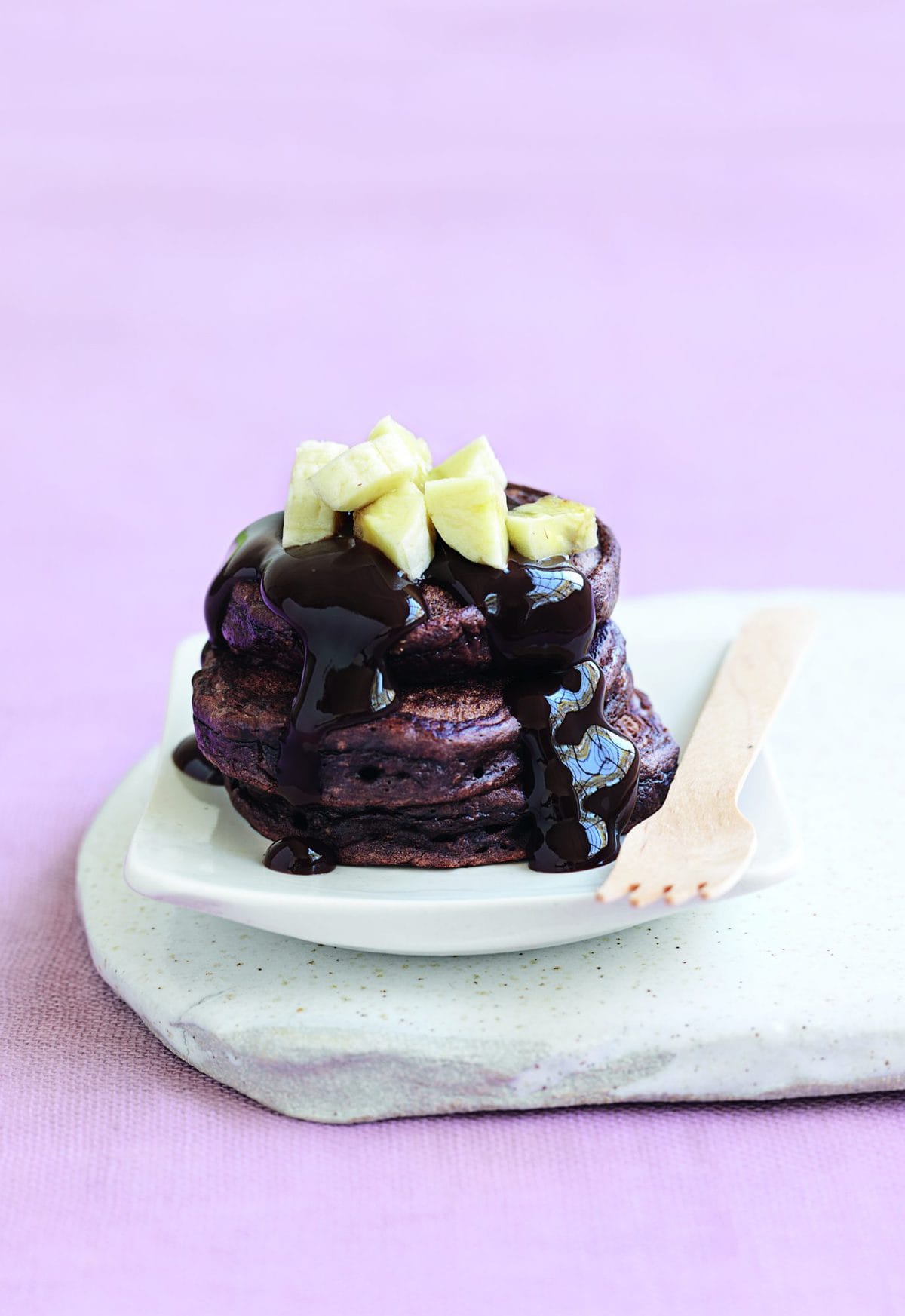 Choc-banana pikelets