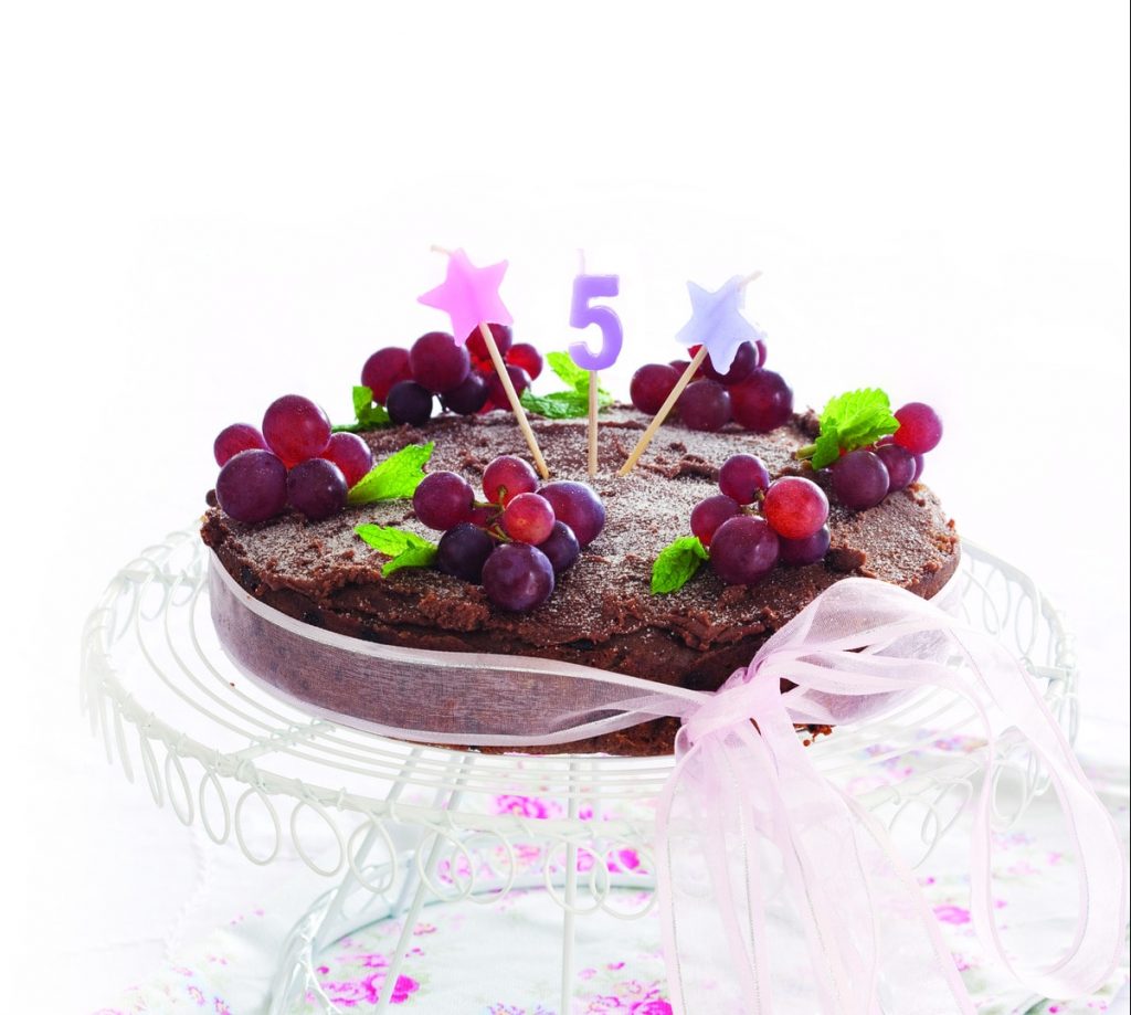 Chocolate banana birthday cake