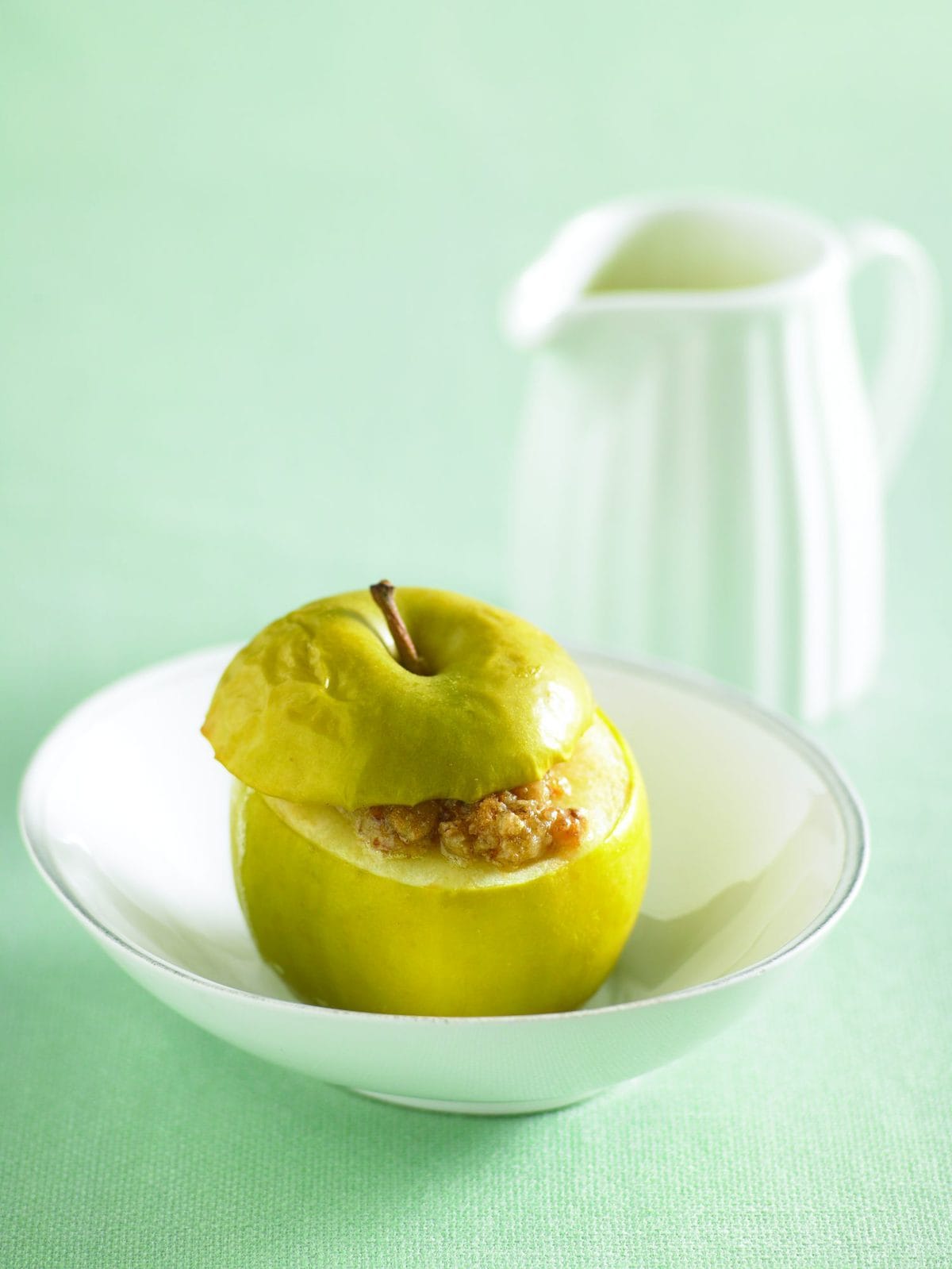 Cinnamon-stuffed apples