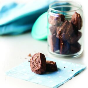 Cocoa and peanut cookies