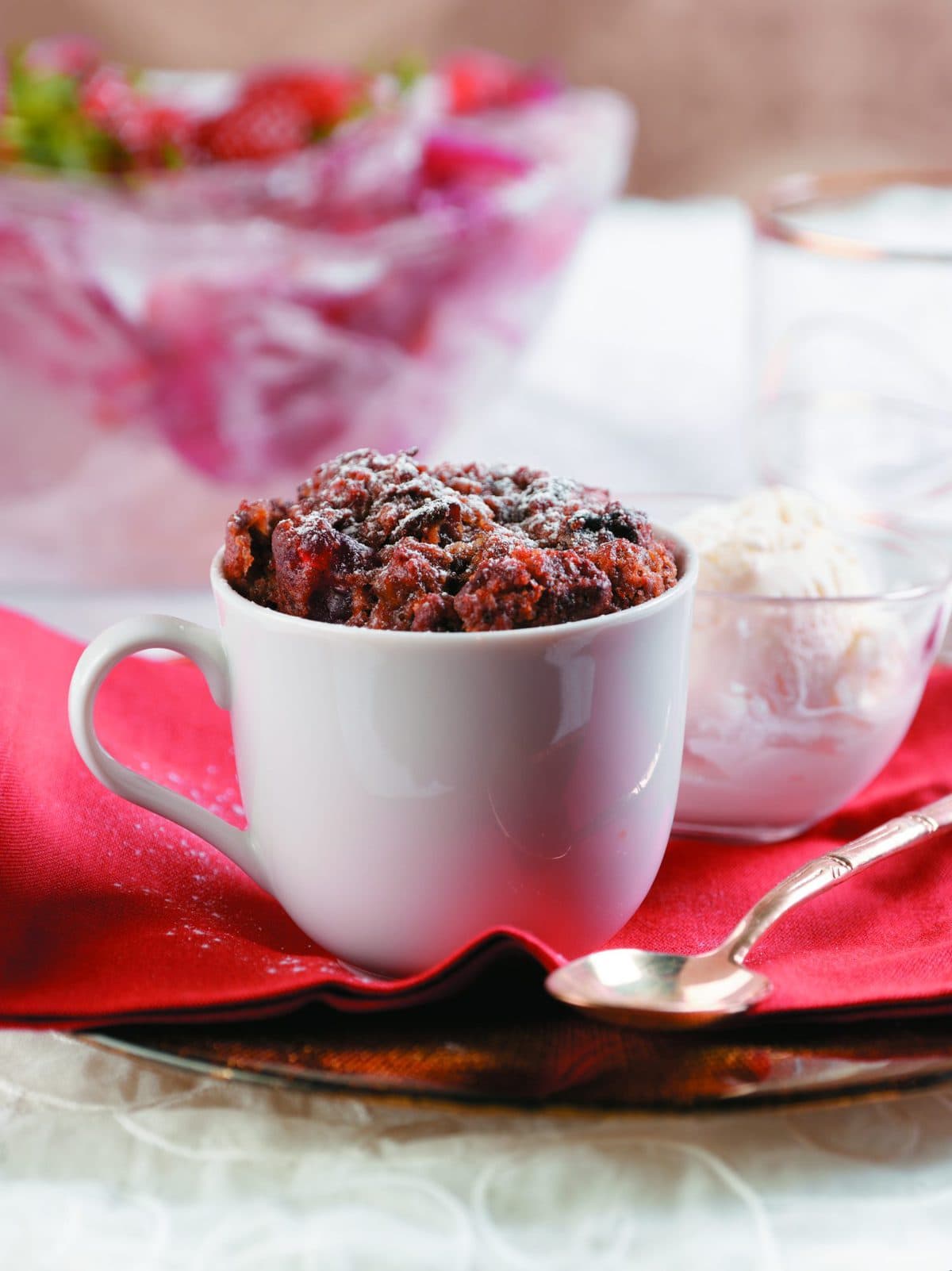 Coffee cup Christmas puddings