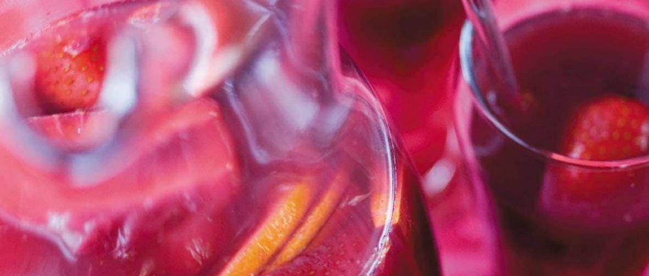 Cointreau fraise cooler