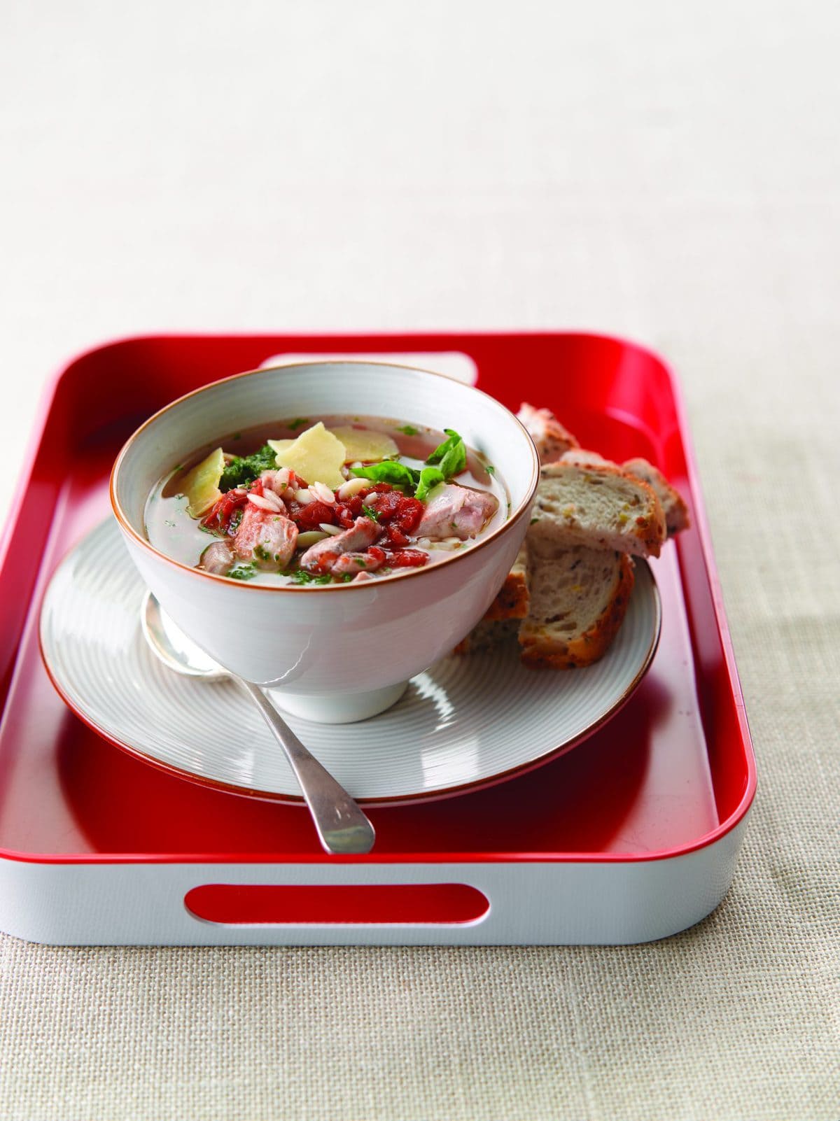 Country chicken soup