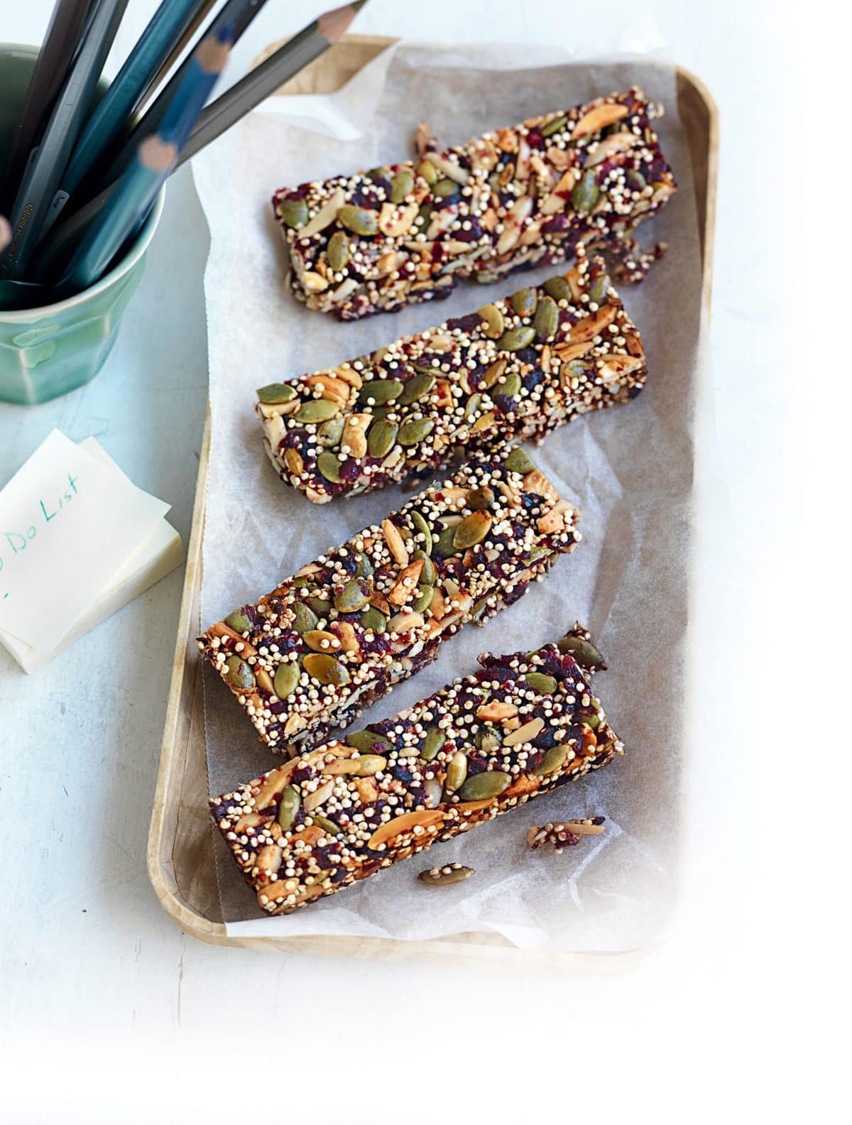 Cranberry and quinoa bars