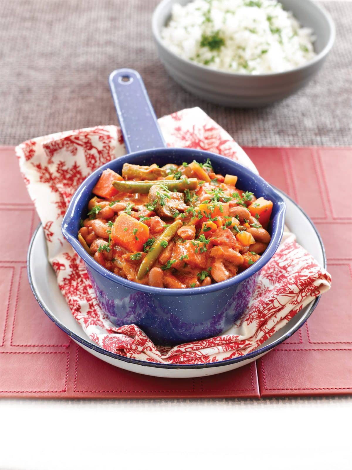 Creamy black-eyed beans