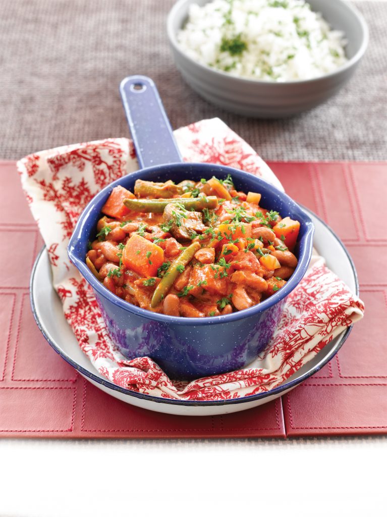 Creamy black-eyed beans