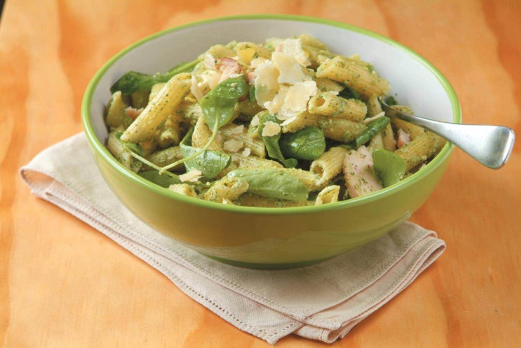 Creamy smoked chicken pasta