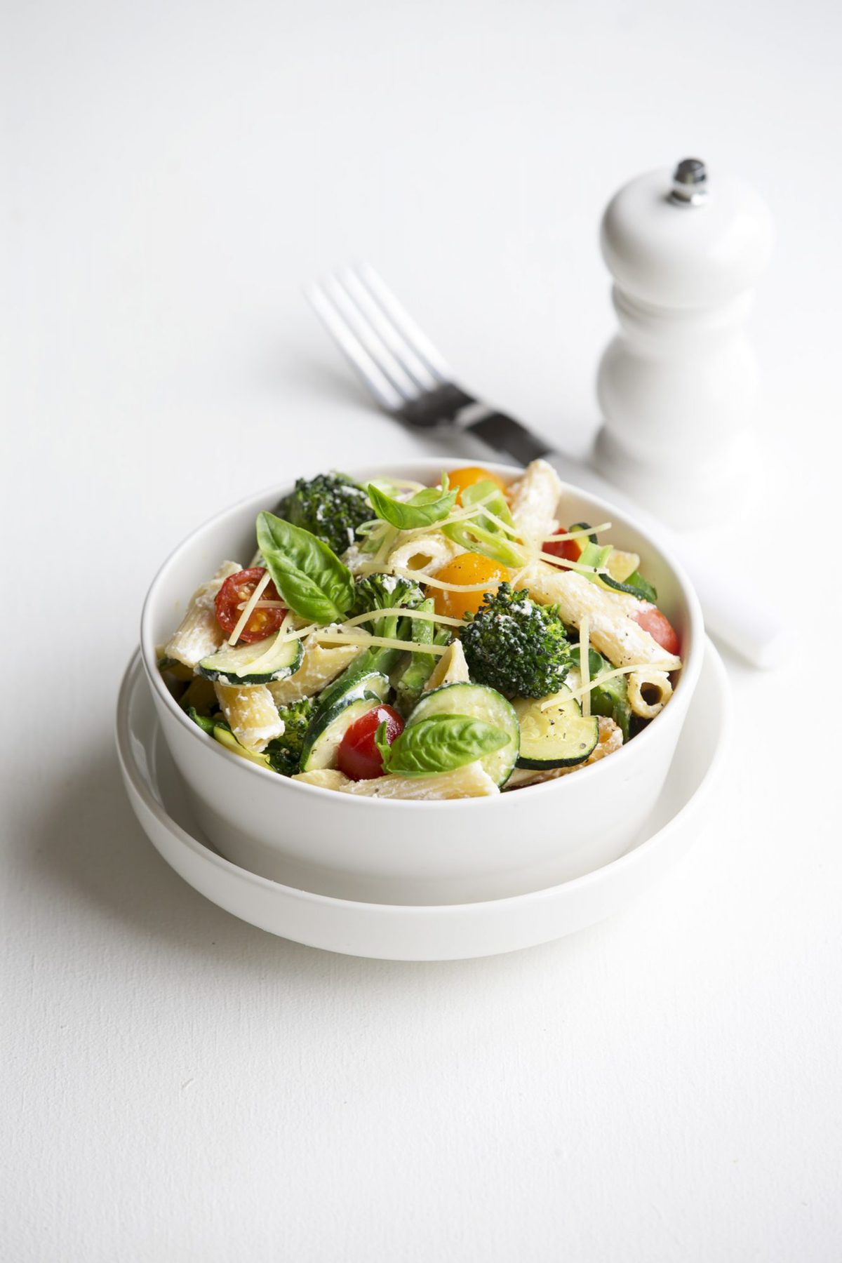Creamy vegie penne
