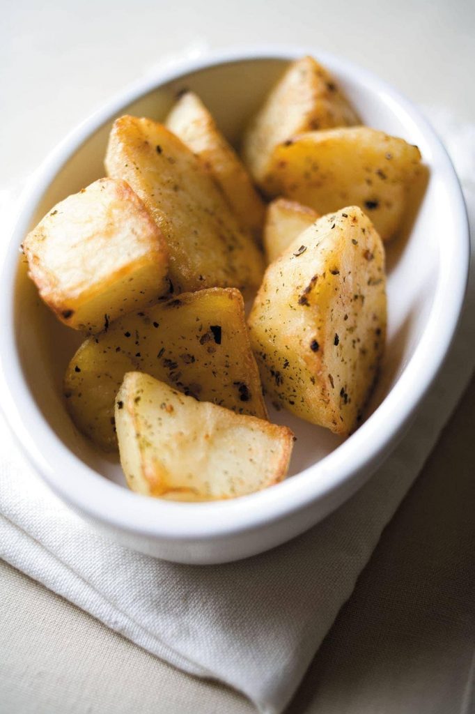 Roast potatoes with bay leaves Roast potatoes with bay leaves