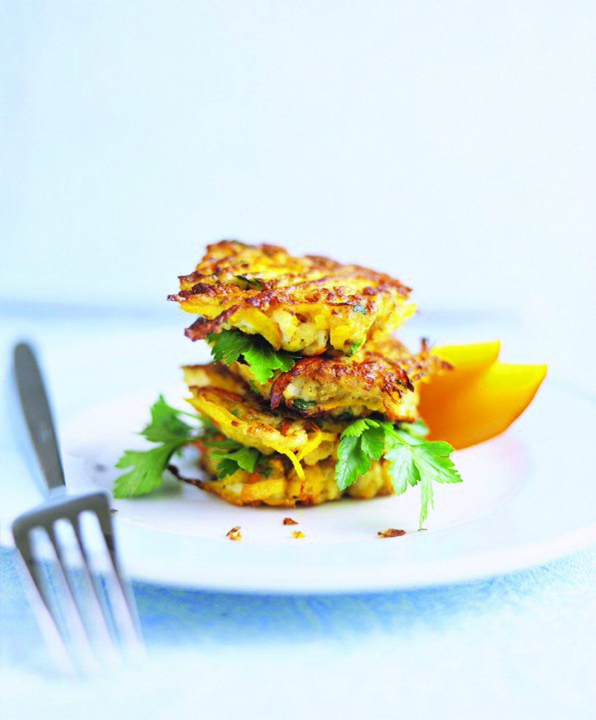 Crispy plantain fritters