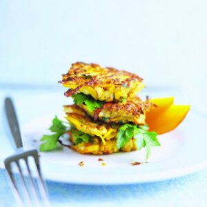 Crispy plantain fritters