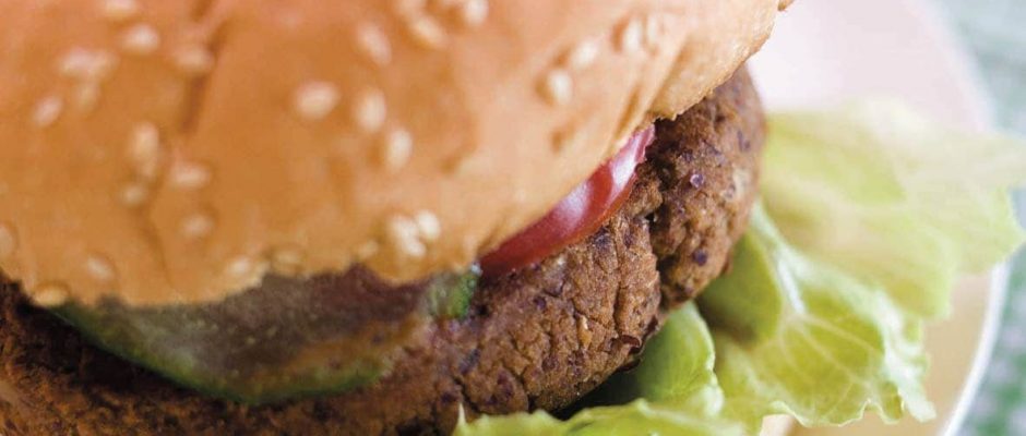 Easy bean burgers