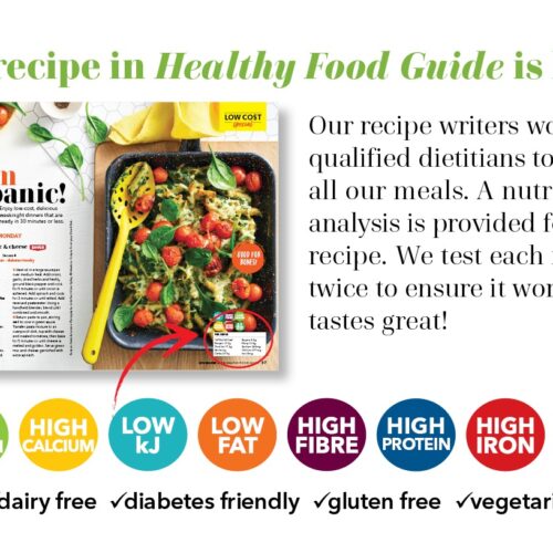 Healthy Food Guide recipe information